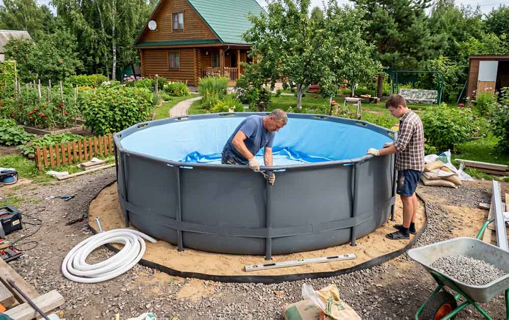 Какое основание подойдет для каркасного бассейна?